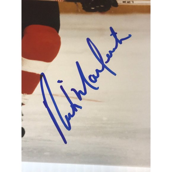 Rick MacLeish Signed 8x10 Philadelphia Flyers Hockey Photo - Picture 2 of 2